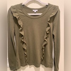 NEW | Splendid Long Sleeve Tee | Size: S | Color: Olive